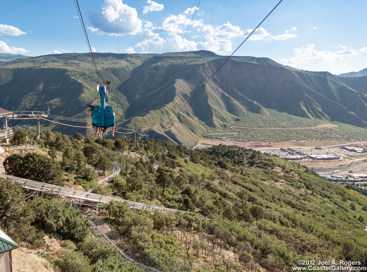 Alpine Coaster in the Rocky Mountains